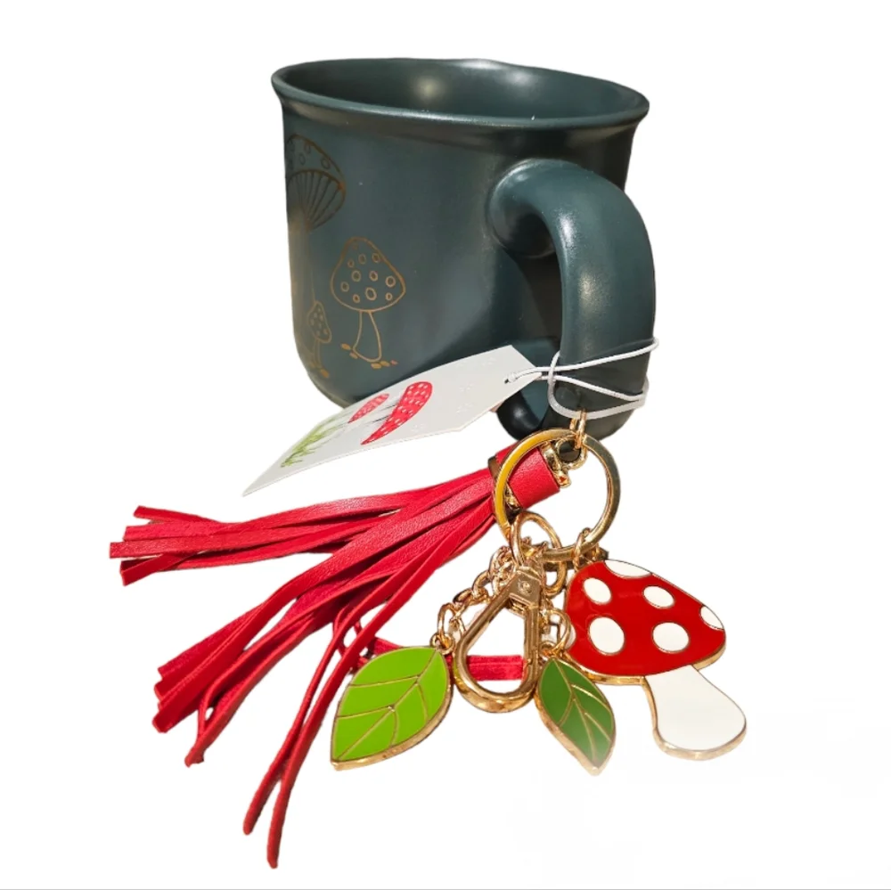 Seed & Sunshine Ceramic Mag with Keychain. Size OS. Color Dark Forest.
